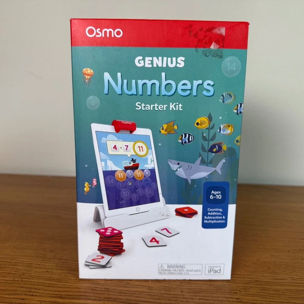 Osmo Genius Numbers Starter Kit Educational Math Games for iPad Ages 6-10